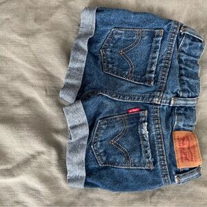 Levi's Classic Blue Denim Shorts